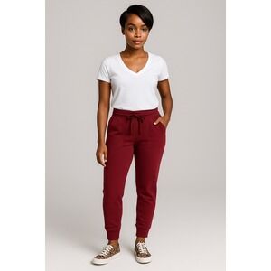 Wild Fable Women's High-Waisted Joggers – Berry‎ Size XS